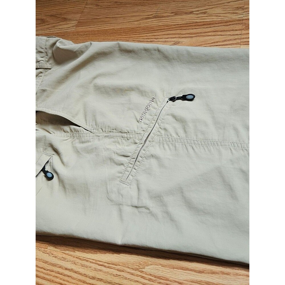 Patagonia Men's Quandary Hiking Shorts Khaki Tan Size Large L 10" Inseam Nylon - Picture 12 of 12